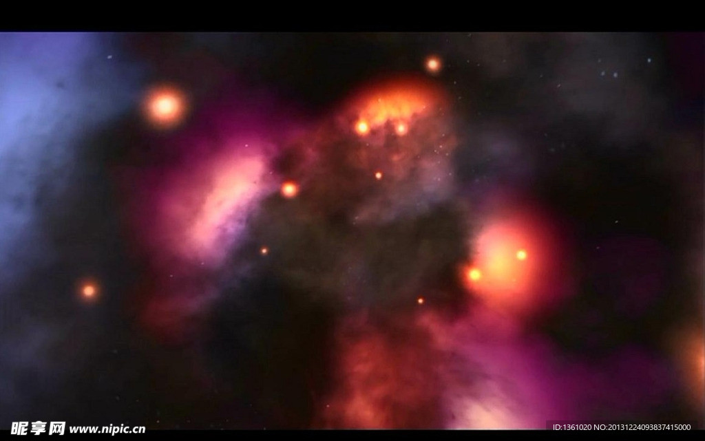 恒星形成视频素材