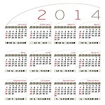 2014日历