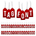 吊牌字母