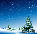 冬天雪景