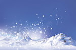 雪山雪景