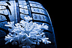 轮胎雪花