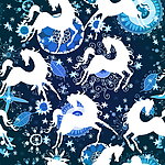 骏马花纹