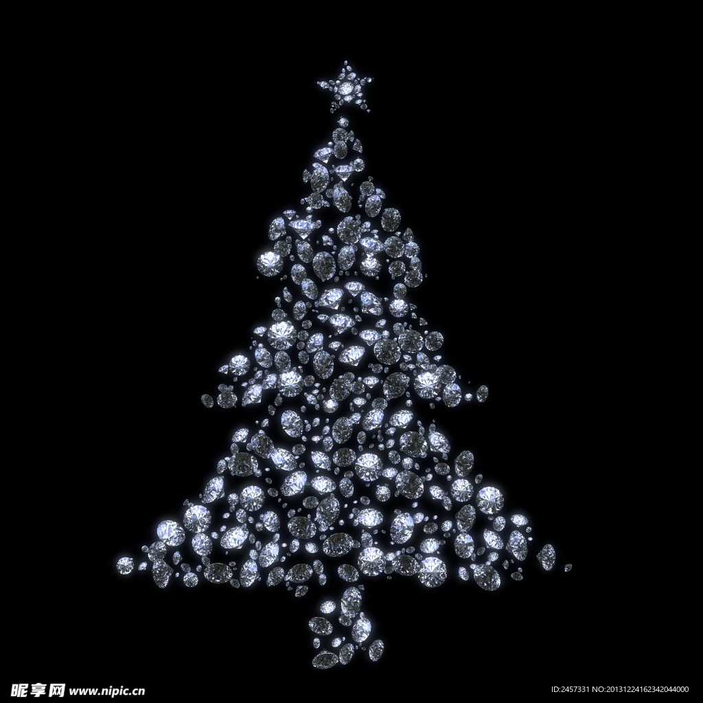 宝石圣诞树