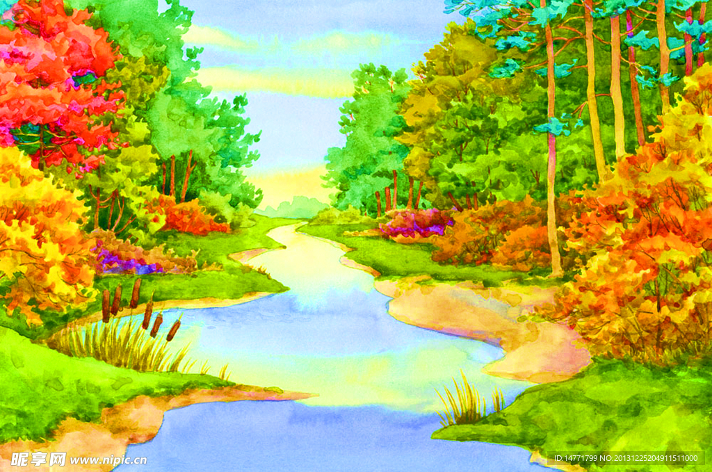 风景油画