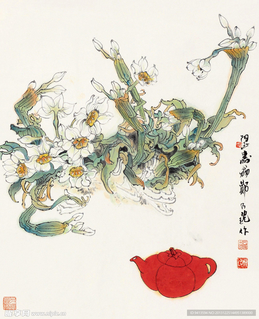 花卉 国画