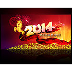 2014马年背景图片