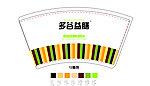 多谷益善纸杯展开图