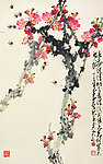 桃花蜜蜂