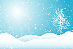 雪花雪地