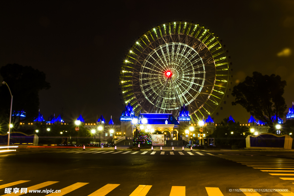 苏州金鸡湖夜景