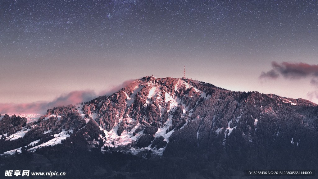 高山星空