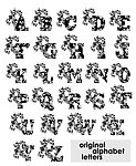 花纹字母