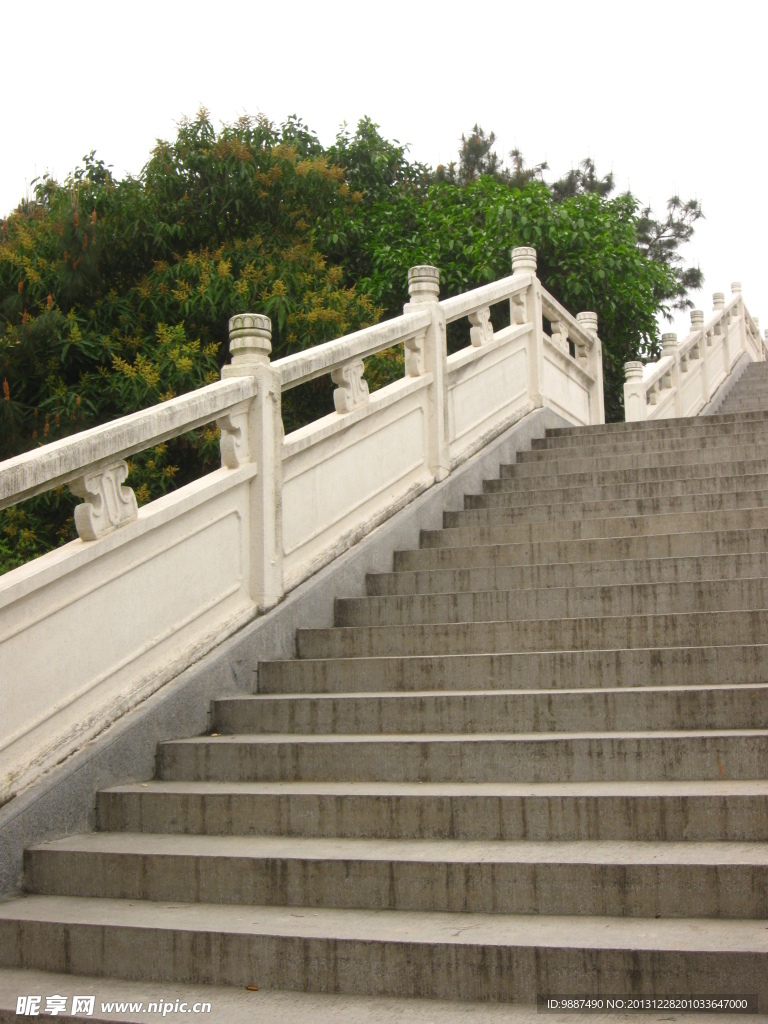 护栏与台阶