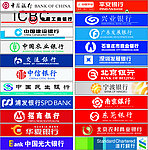 各大银行矢量标志