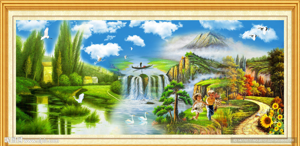 油画风景
