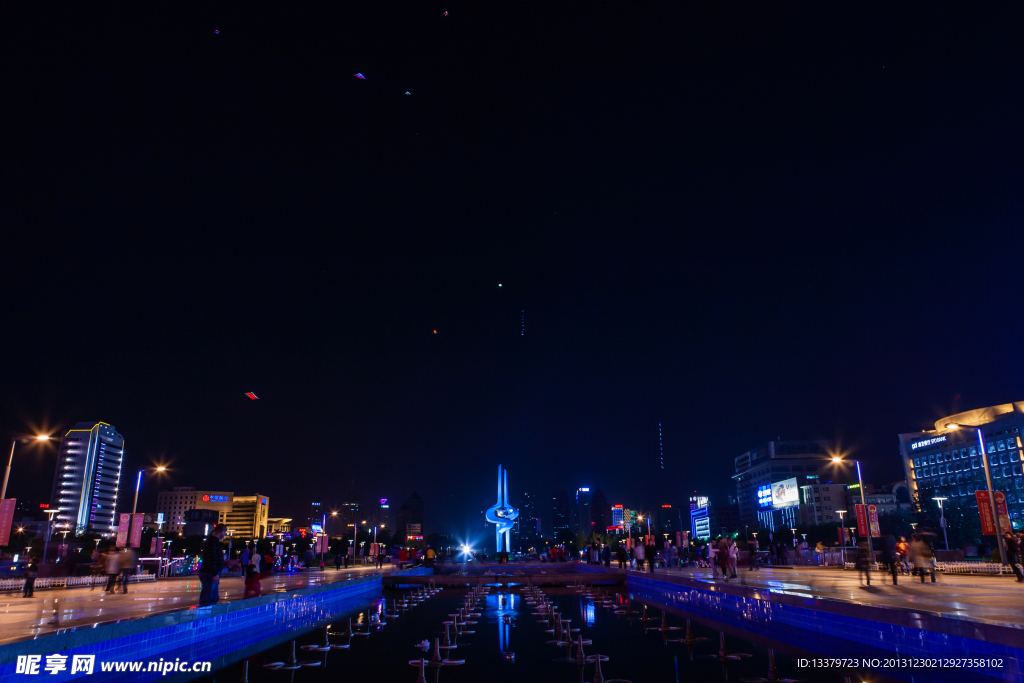 泉城广场夜景