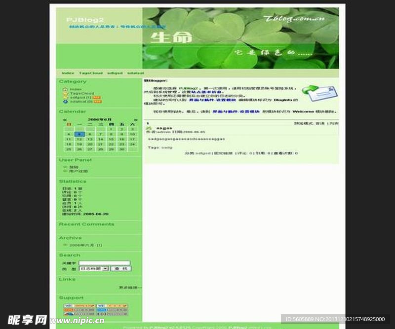 网站模版
