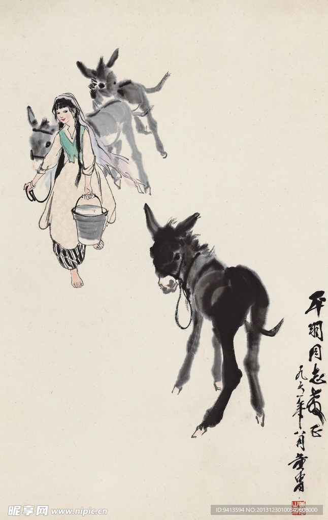 牧驴图