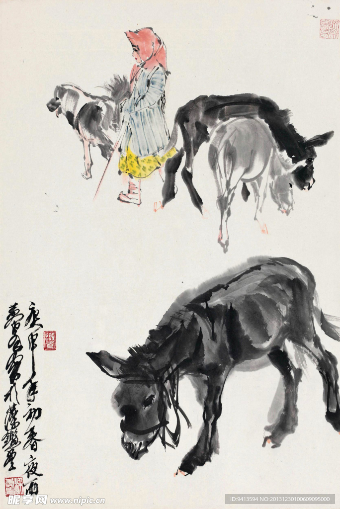 牧驴图