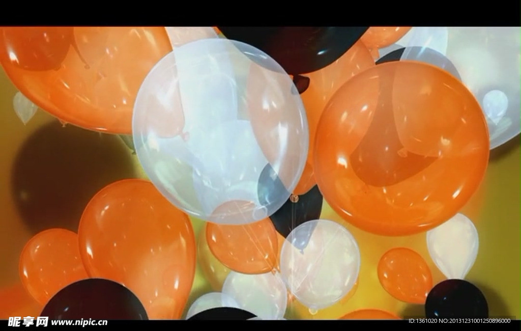 气球背景视频素材