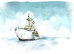 航海插画
