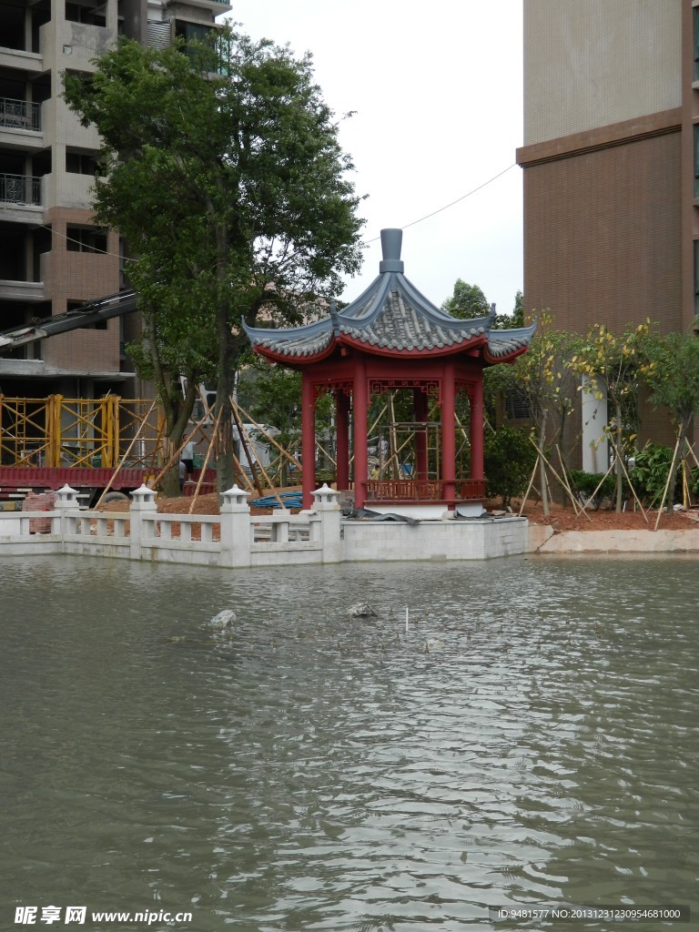 园林 亭子