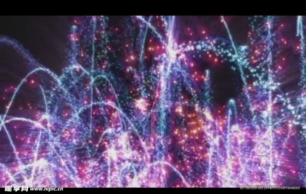 烟花光效视频素材