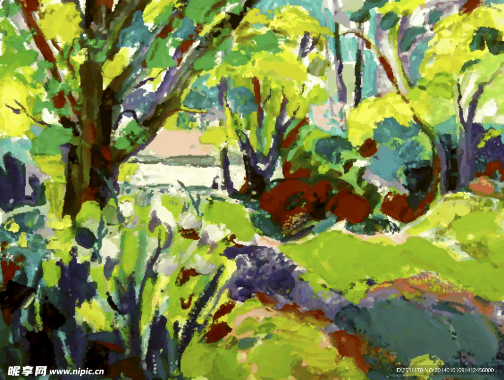 油画 绘画 风景画