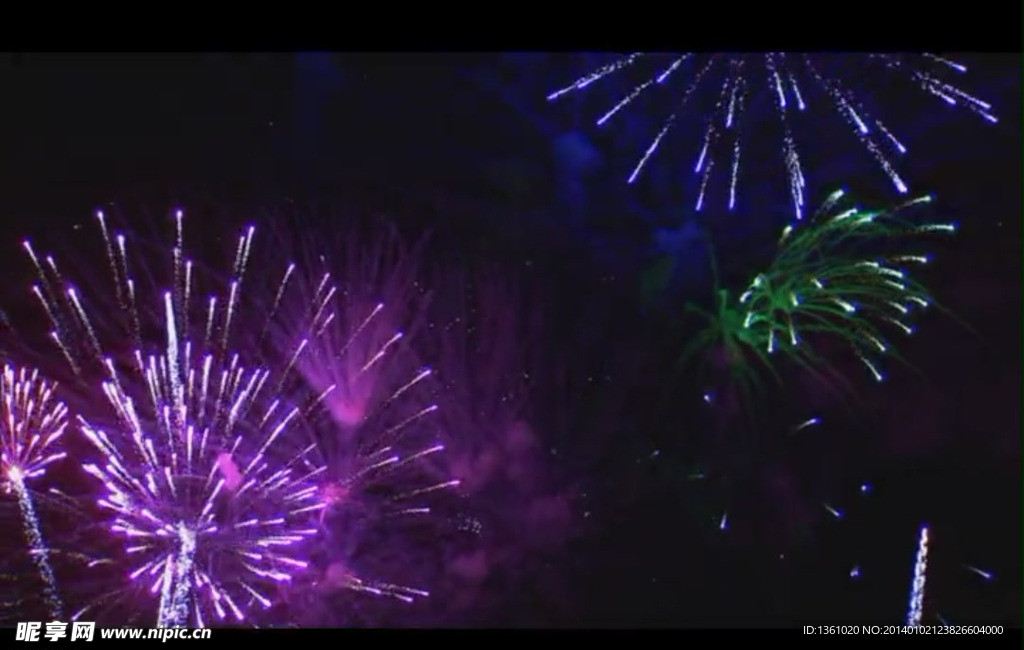 烟花礼花视频素材