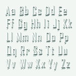 立体字母