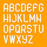 纸条字母