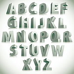 立体字母