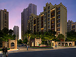沁园小区夜景效果图