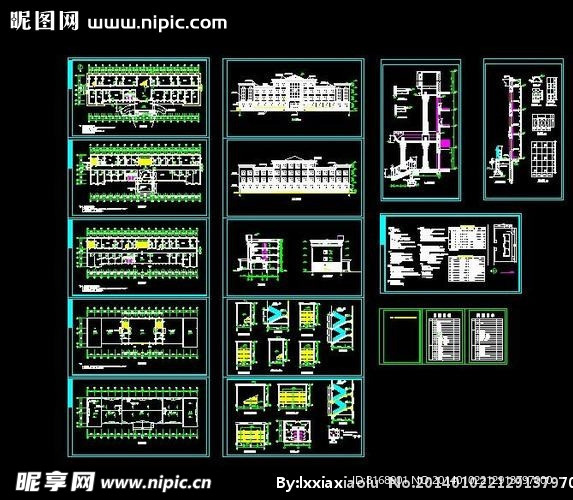 四层办公楼全套施