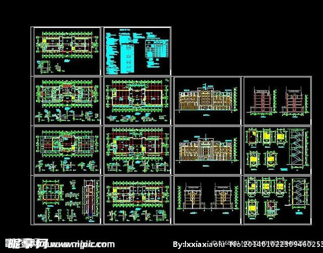 办公楼建筑施工图