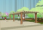 小区景观效果图