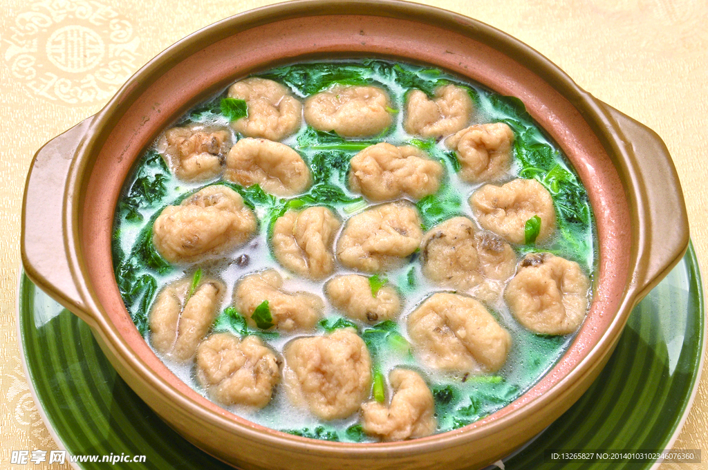 碧绿鱼腐