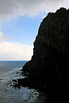 海边断层岩石