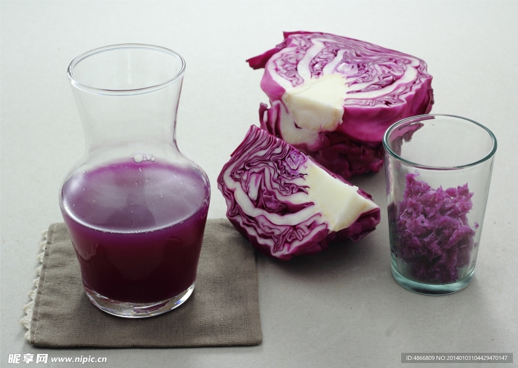 紫色包心菜汁