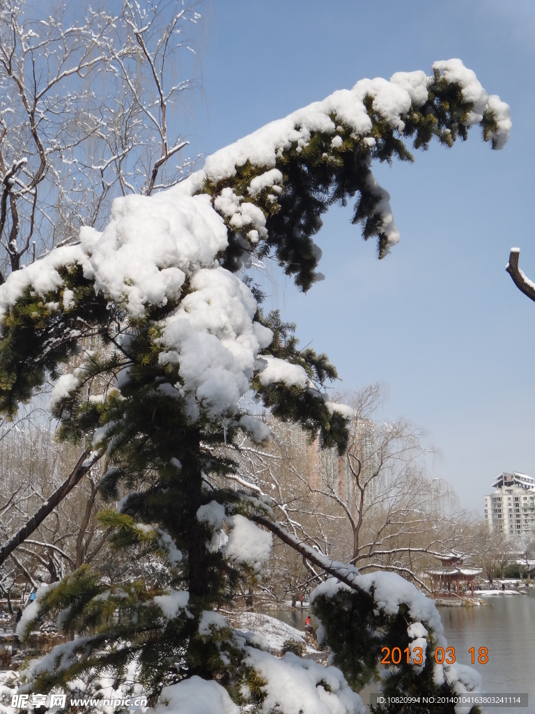 紫竹院雪景