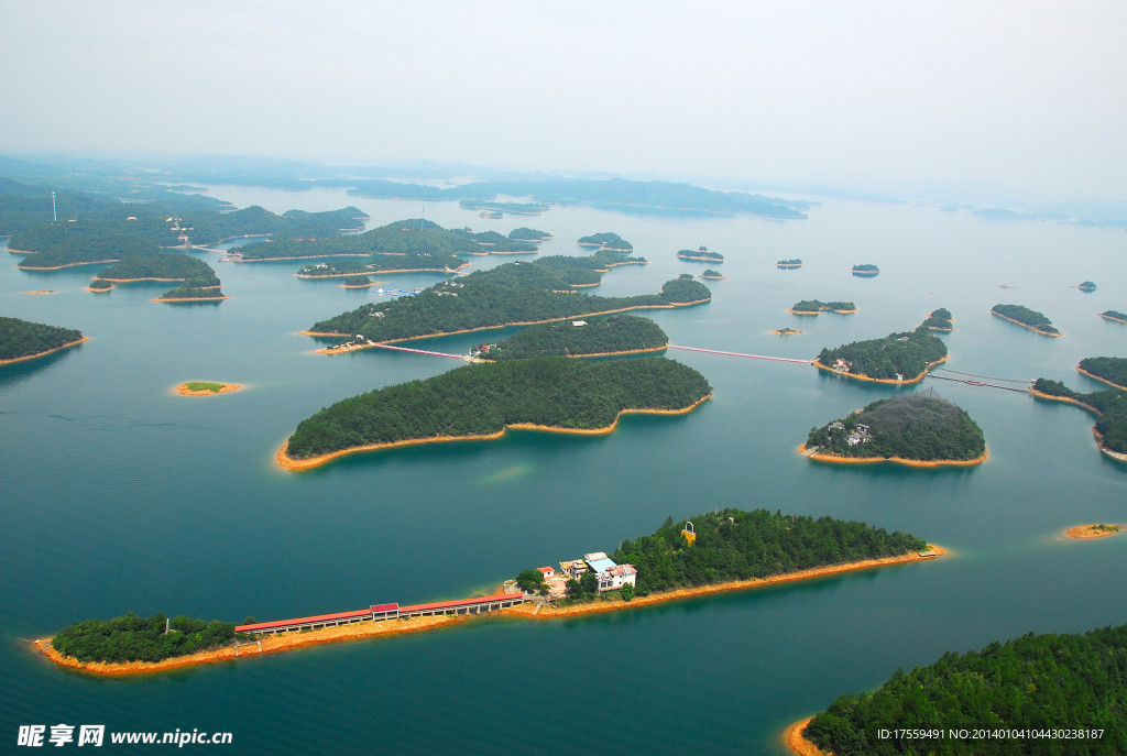 庐山西海湖区全景