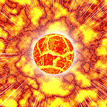 宇宙星球爆炸