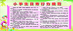 小学生日常行为规范