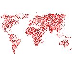世界地形图