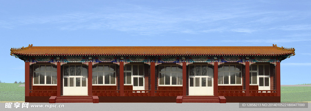 古建筑效果图