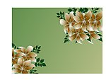 个性绿茶撞色花朵茶馆