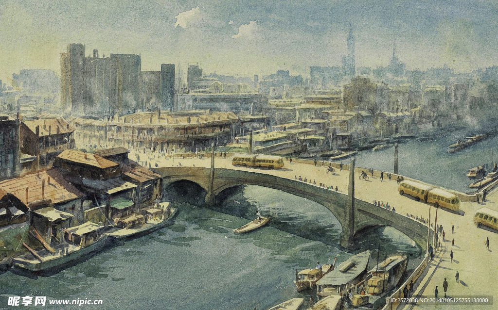 上海苏州河景