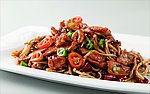 茶树菇炒肉片