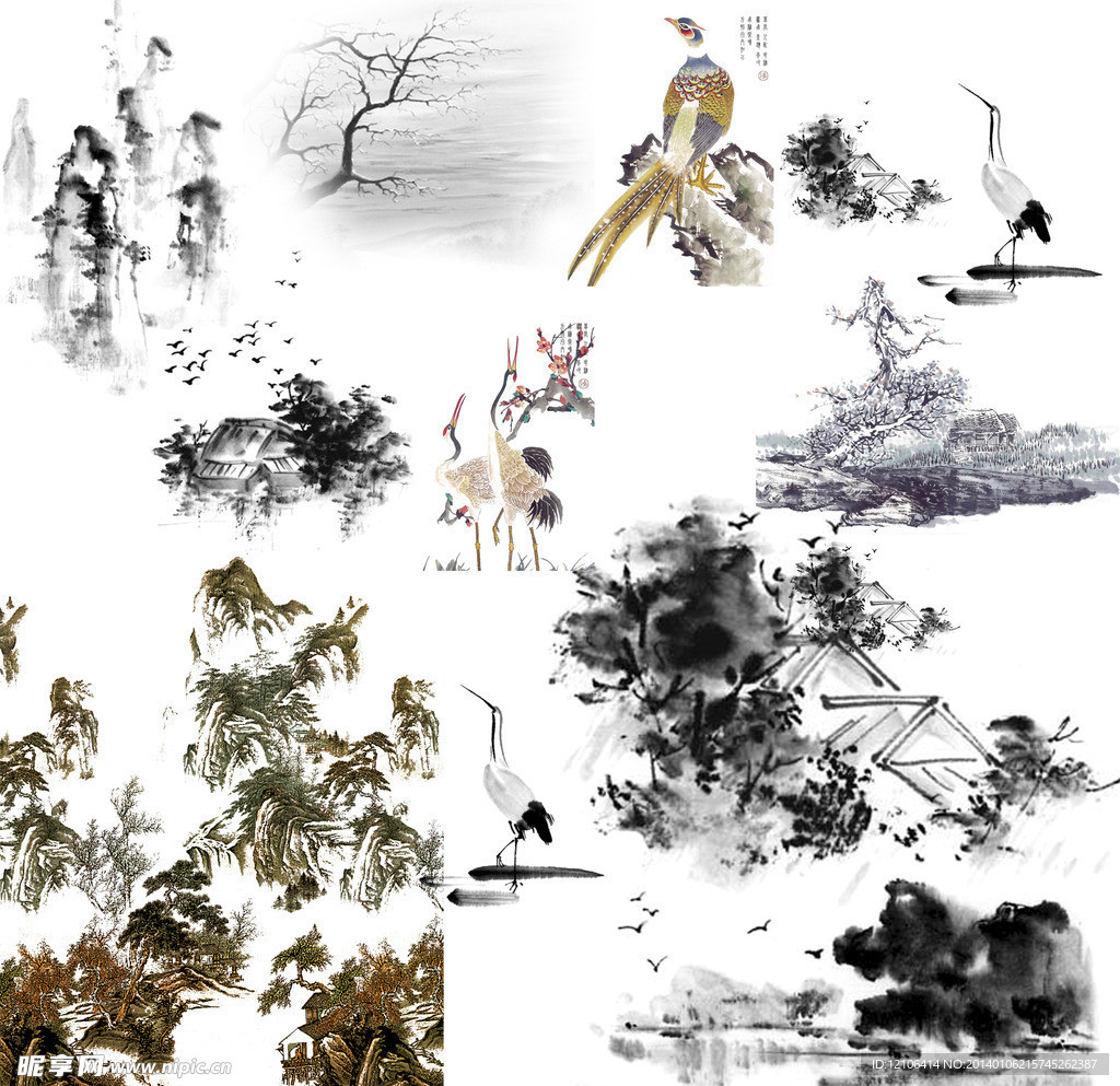 水墨山水